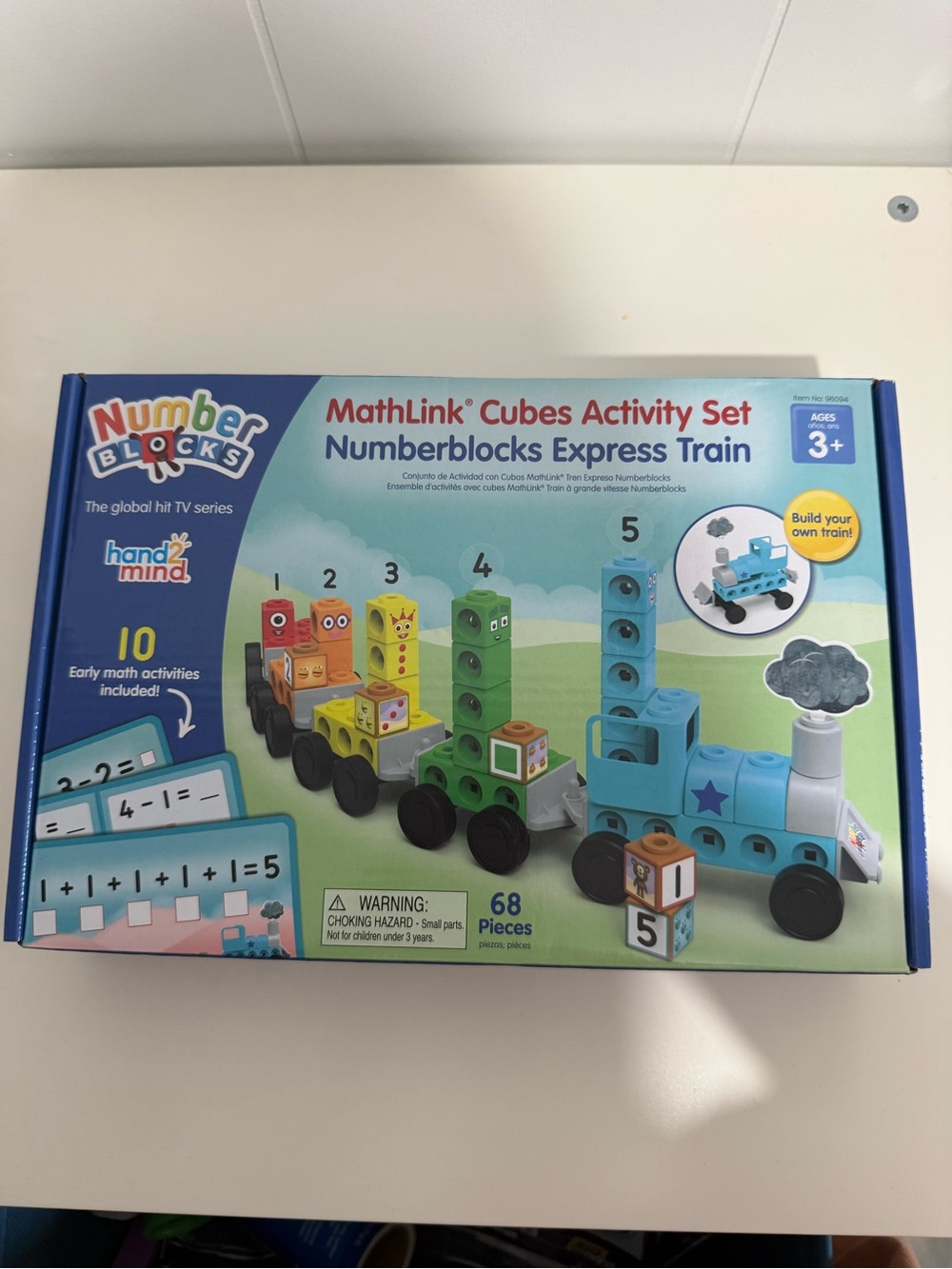 Hand2Mind Numberblocks Express Train MathLink Cubes Activity Set - Picture 2 of 5